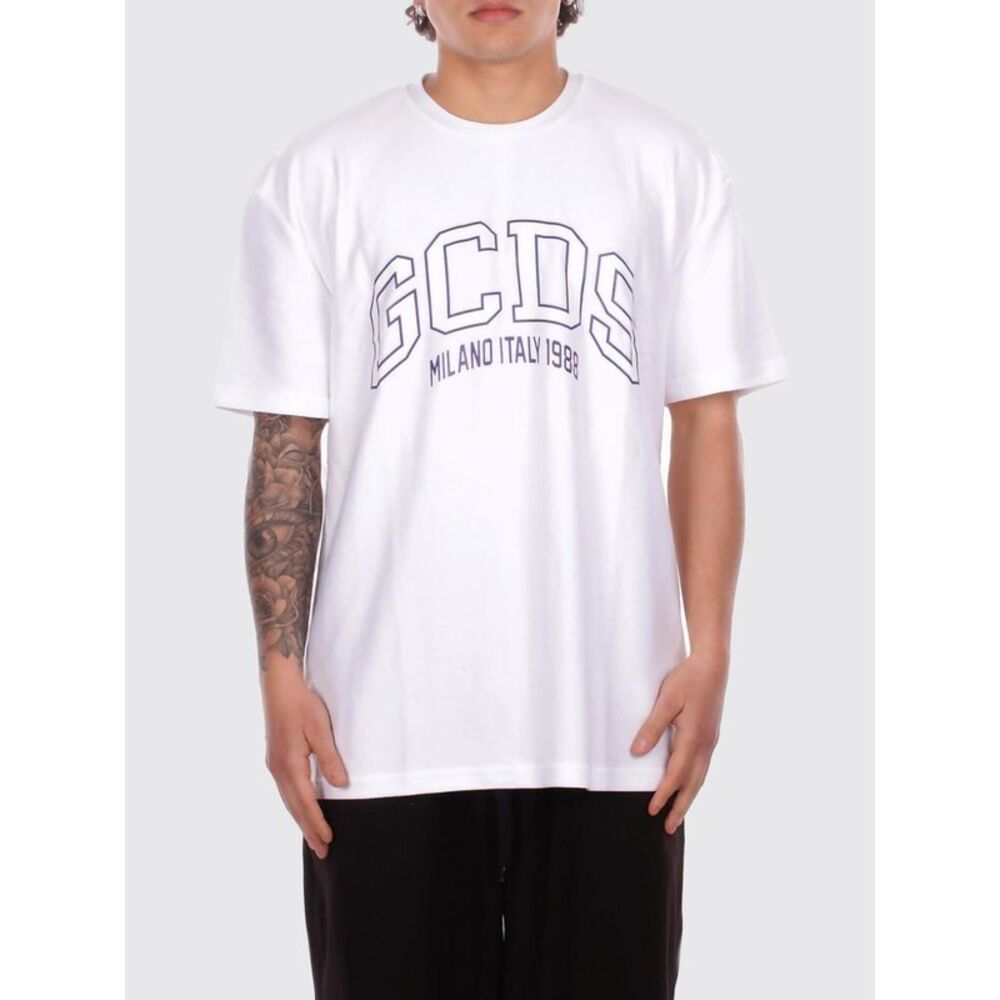 Relaxed Cotton T-Shirt With Gcds Logo